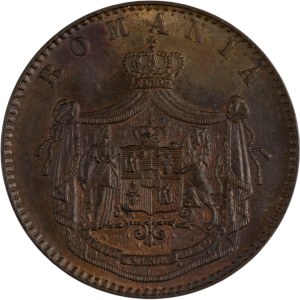 Rumunsko 1867 H 5 bani