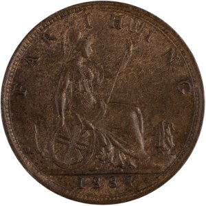 Great Britain 1884 Farthing