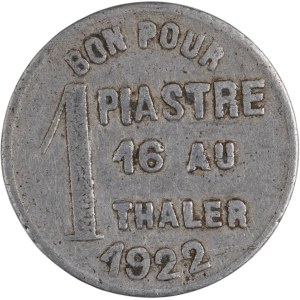 Etiopia 1922 1 piastra 1/16 tallero