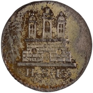Německo 1833 HSK Hamburk, stříbrný 1 Sechsling