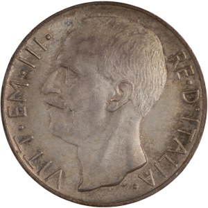 Italy 1926 R Silver 10 Lire Key Date