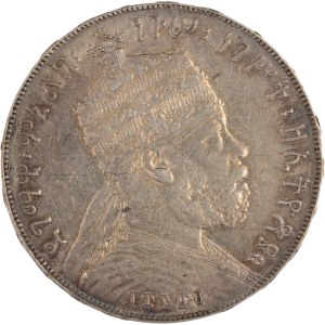 Ethiopia 1894 EE1887 Silver 1 Birr