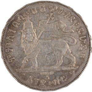 Ethiopia 1894 EE1887 Silver 1 Birr