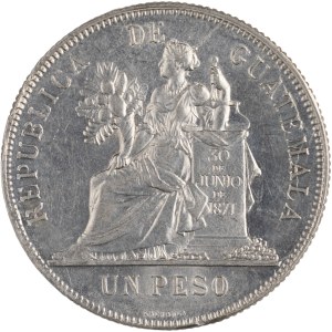 Peso d'argento del Guatemala del 1894