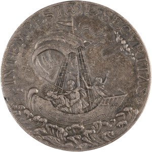 Medaglia d'argento da un tallero ungherese del 1896, senza data di conio