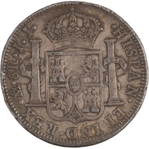 Mexico 1820 Mo JJ Silver 8 Reales