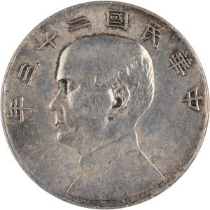China 1934 Year 23 Silver Dollar Junk