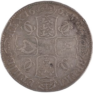 Great Britain 1663 Silver Crown