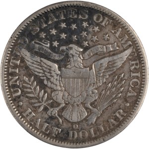 United States 1896-O 50 Cents Barber Half Dollar - Better Date