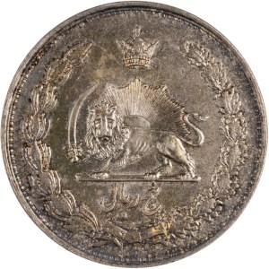 Iran 1933 SH1312 Silver 5 Rials