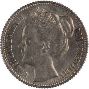 Nizozemsko 1908, stříbrný 1/2 guldenu