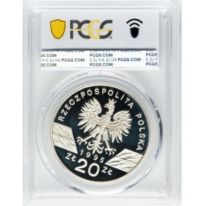 Poland 1995 MW Silver 20 Złotych Catfish - Sum Silurus Glanis