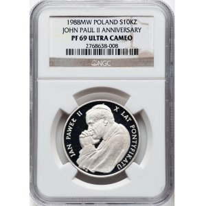 Poland 1988 MW Silver 10000 Złotych John Paul II