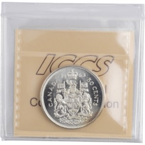 Canada 1963 Silver 50 Cents