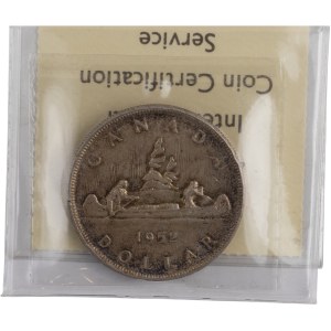 Ligne « Water Line » du dollar en argent canadien de 1952