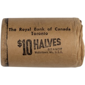 Canada 1965 Silver 50 Cent Original Roll