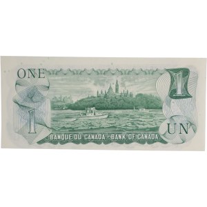 Banconota da 1 dollaro del 1973 della Banca del Canada – Errore di taglio nella versione sostitutiva BC-46aA