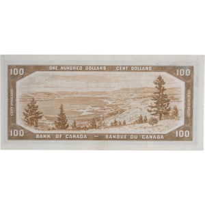 Bank of Canada 1954 $100 Banknote A/J BC-43a