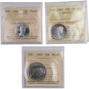 Canada ICCS Certified Silver Lot (3 Pieces)