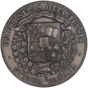 Canada Ottawa Universitas Ottaviensis Large Silver Medal
