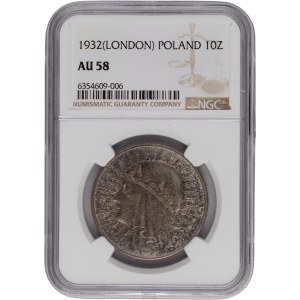Polska 1932 Srebrna moneta o nominale 10 złotych, Londyn
