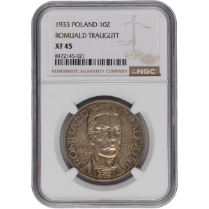 Poland 1933 10 Złotych Romuald Traugutt