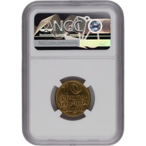 Poland 1932 Danzig 10 Pfennig Cod Fish