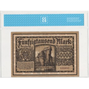 Poland Danzig 1923 50000 Mark - 6 Numbers