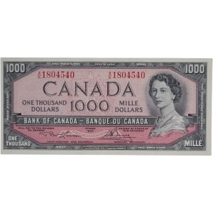 Banca del Canada, banconota da 1000 dollari del 1954, BC-44d