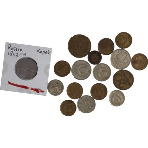Russia Mixed Coin Lot (17 Pieces)