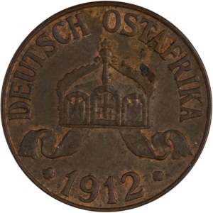 Germany 1912 J East Africa 1 Heller