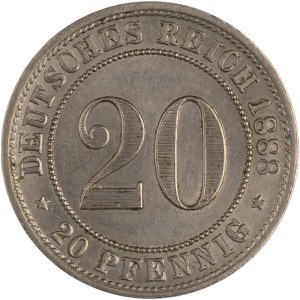 Germany 1888 D 20 Pfennig