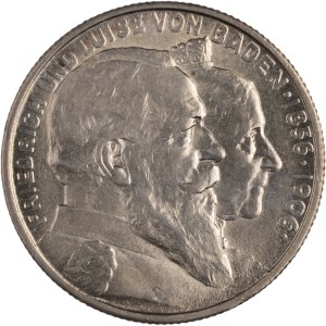 Germany 1906 Baden Silver 2 Mark