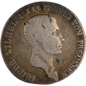 Germany 1814 A Prussia Silver Reichsthaler