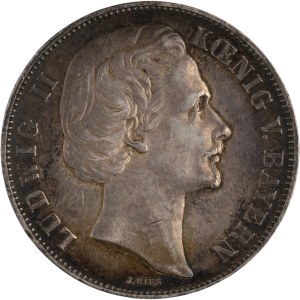 Germany 1871 Bavaria Silver 1 Vereinsthaler