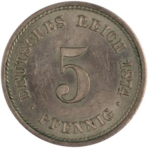 Germany 1874 A 5 Pfennig