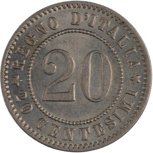 Italy 1894 KB 20 Centesimi