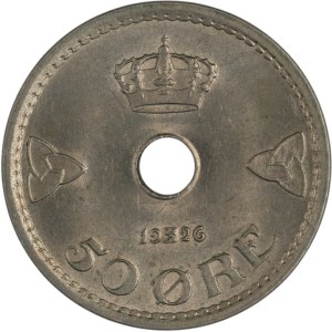 Norway 1926 50 Ore