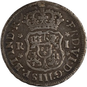 Mexico 1752 Mo M Silver 1 Real