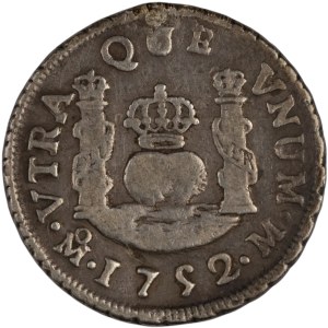 Mexico 1752 Mo M Silver 1 Real