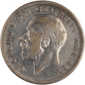 Great Britain 1928 Silver Crown Low Mintage