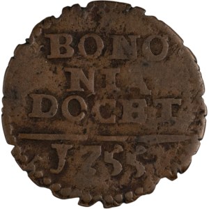 Italy 1755 Papal States Quattrino