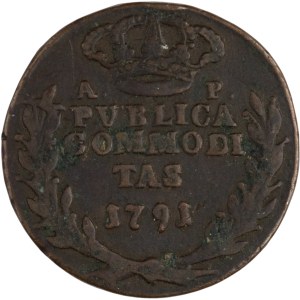 Italy 1791 P AP Naples 3 Tornesi