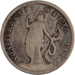 Italy 1814 Genoa 10 Soldi