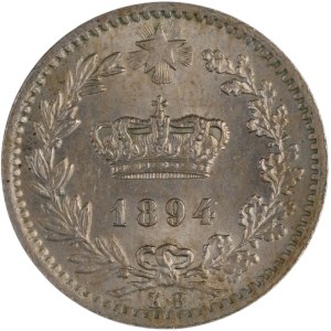 Italy 1894 KB 20 Centesimi
