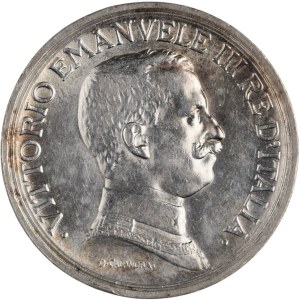 Italy 1914 Silver 2 Lire