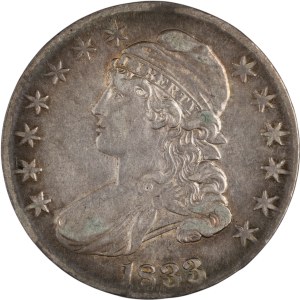 United States 1833 50 Cents Capped Bust Half Dollar