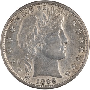 United States 1899 50 Cents Barber Half Dollar