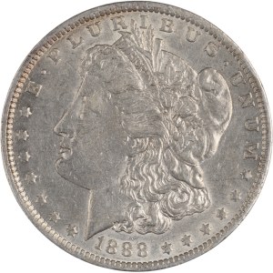 Morganův dolar Spojených států z roku 1888-O