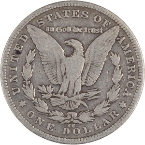 Spojené státy americké, Morganův dolar z roku 1890-CC
